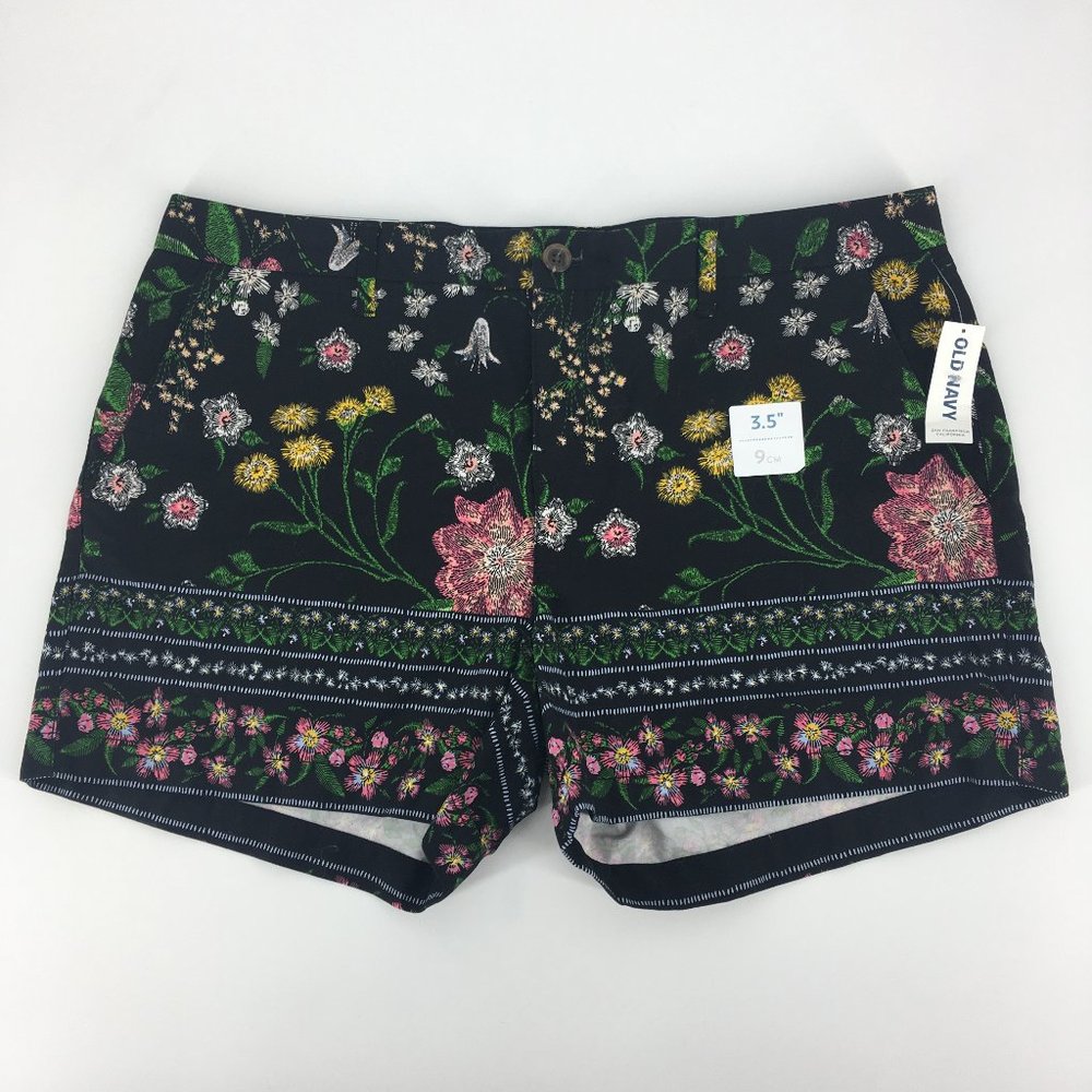 Old Navy Cotton Shorts 3.5" Size 12 NWT